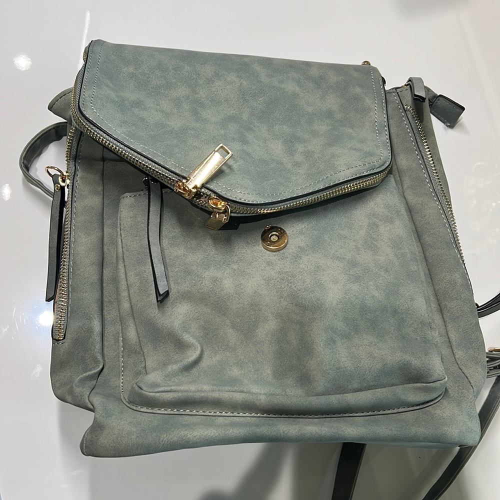 Violet Ray Back Pack Purse